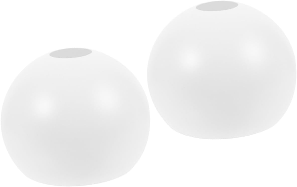 DOITOOL Pcs Metal Pendant Light Shade Ceiling Lamp Cover Semicircular Light Bulb Cage for Home Decor