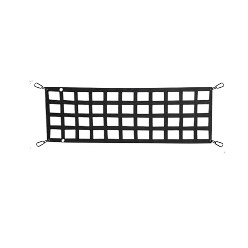 Filet de rangement pour coffre de voiture universel et robuste avec crochets réglables