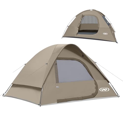 【新品未使用】UNP キャンプテント 大人3〜4人用 UNP - UNPキャンプテント 3人 4人用 簡単設営 ドーム型 ピクニック