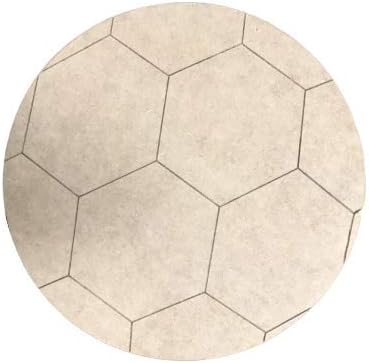 Unpainted Wooden Soccer Ball Sports Wall Craft Wood Cutout, Paintable Unfinished Shape, Door Hanger 12''