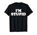 I'm with Stupid Funny Matching Couples Sarcastic T-Shirt