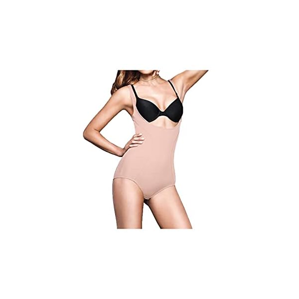 Maidenform womens Ultimate Slimmer Your Own Bra Briefer Fl2656 shapewear bodysuits, Body Beige, Large US