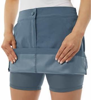32 Degrees Ladies' Tech Skort, Blue, Large