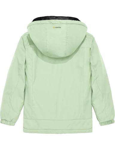 Image of GEMYSE Girl's Waterproof Ski Snow Jacket Hooded Fleece Lined Windproof Winter Jacket