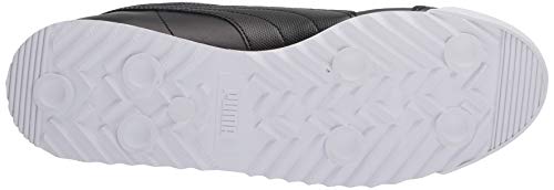 PUMA PUMA mens Ferrari Roma Sneaker, Black/White, 7.5 US