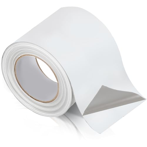 DBREAKS Cinta de Sellado de Butilo, 10CM*10M Cinta impermeable blanca, Cinta de sellado, Cinta de Butilo EPDM, Tela asfaltica autoadhesiva, para Vehículos Recreativos a Prueba de Fugas