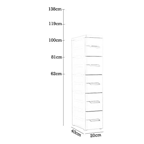 Meuble de rangement 20 cm à 4 tiroirs pour petits espaces - 3