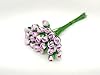 PLFlower Set of 100 Tiny Sweet Lilac Rose Buds Mulberry Paper Flower Rose1 Craft Handmade Wedding Size 0.15" Very Small Scrapbook for so Many Card Craft Projects #2