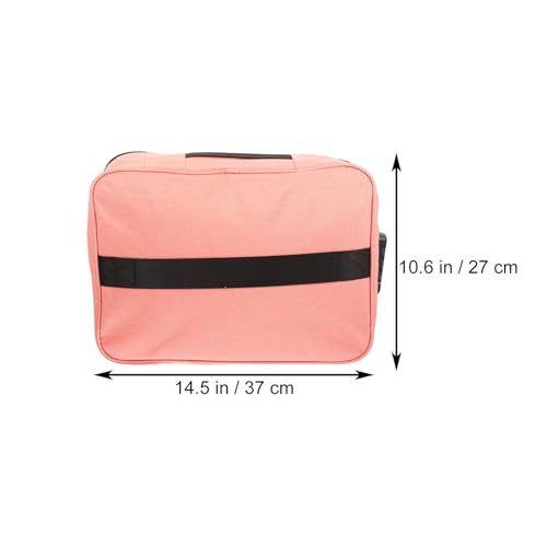 Boîte à documents ignifuge et imperméable HEMOTON rose multicouche avec serrure - 2