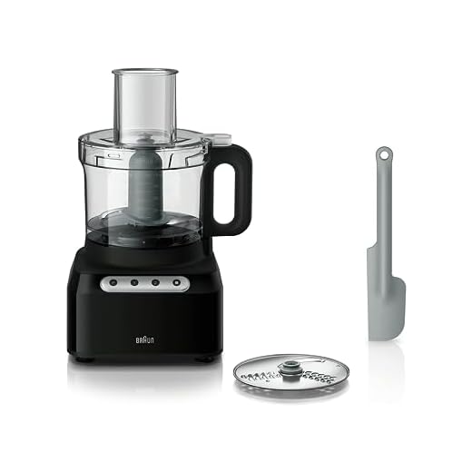 Braun FP3101BK Easy Prep 8-cup Food Processor, Black