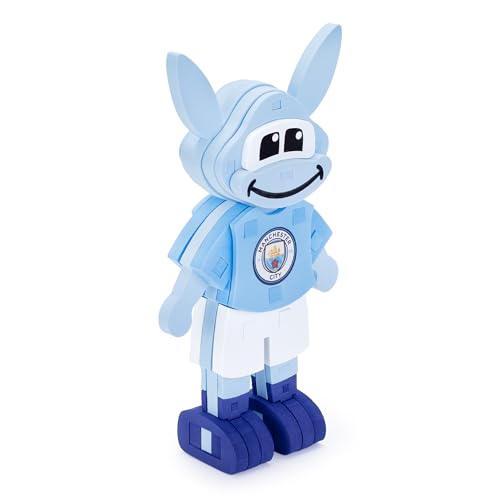 Man City FC Official Licensed 3D Foam Mascot Puzzle - Moonchester the 50-Piece Buildable Model for Ages 3+ - Image 3