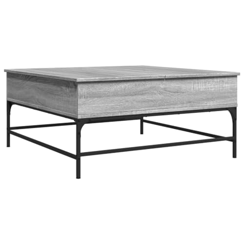 Table basse plateau relevable 95x95 cm pour optimiser un salon carré - 2