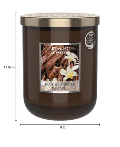 Bougie parfumée grande jarre cadeau idéal décoration maison cire soja