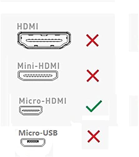 Image of ikis - Micro HDMI Adapter, HDMI Female (Type-A) to Micro HDMI Male (Type-D) for Raspberry pi 4 Gold Plated Connector Converter Adapter (Not Micro-USB)
