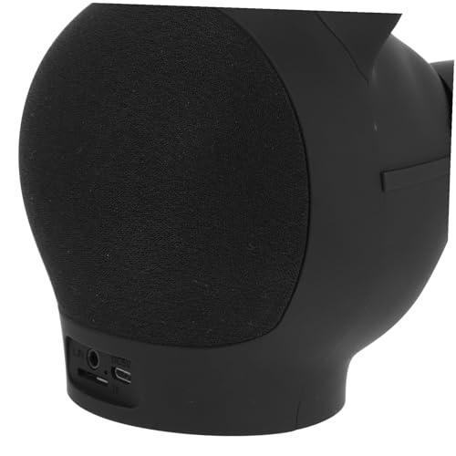 PEPLAYTAL Altavoz Inalámbrico Mini con Forma de Cabeza de Gato Práctico y Ligero Caja de Sonido de Plástico Duradero para Exteriores Conexión Rápida y Volumen