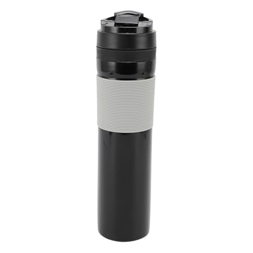 Asixxsix Portable French Press, 350ml PP Single Serve French Press for Ground Coffee & Tea Leaves, Easy to Clean, Portable Single Press Coffee Maker for Home Travel Office Camping