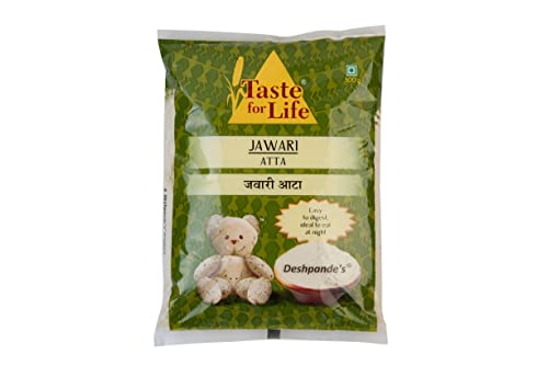 Taste for Life Jawari Atta 500 grams - Wholesome Sorghum Flour for Nutritious Meals (B09P322X1C) Amazon Price History, Amazon Price Tracker