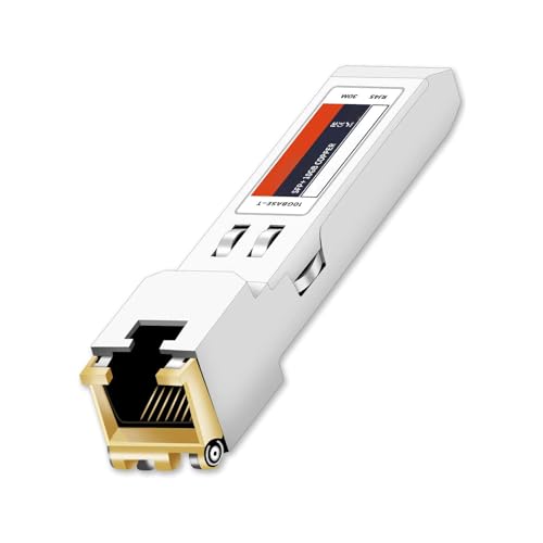 �}���`���[�g�Ή� 1.25G/2.5G/5G/10G 30m �`������ RJ-45 �C���^�[�t�F�[�X Cat6a/CAT7 �P�[�u�����p 1310nm �K�i �f�[�^�Z���^�[�ėp�݊� SFP ���g�����V�[�o���W���[��