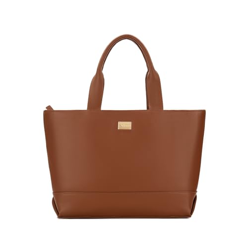Image of RASHKI SAGE - Laptop Tote Bag | 15.6 inch Laptop compartment | Work Tote | Everyday bag | Office bag (Black)