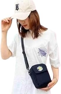 Trendy Canvas Crossbody Bag | Adjustable Strap Messenger Bag Black Free Size Price In India