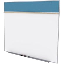 Ghents Vinyl 5 x 10 Bulletin & Mag. Whiteboard A-Set in Ocean Blue