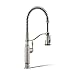 KOHLER K-77515-VS Tournant Semi-Professional Pull-Down Kitchen Sink Faucet, Brushed Stainless