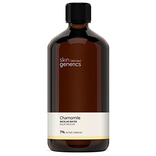 Skin Generics | Micellar Water 7% | 250ml | Reinigen, beruhigen und befeuchten | Gesichts-Make-up-Entferner | Gesichtswasser | Micellar Water for All Skin Types | Paraben und paraffinfrei | 100% vegan Cover