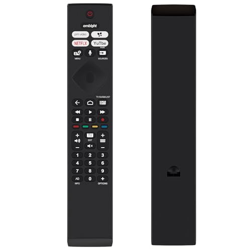 VINABTY Ersatz Sprachfernbedienung Passend für Philips TV 55OLED935/12 55OLED936/12 65OLED805/12 65OLED806/12 65OLED855/12 65OLED856/12 48OLED806/12 48OLED935/12 48OLED936/12 50OLED855/12