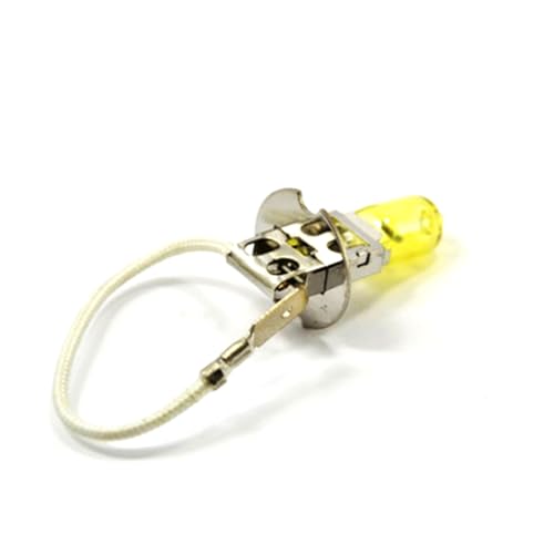 EXAOMBLE 12V Bombilla de Luz Antiniebla Amarilla Brillante Instalación Consumo Días Lluviosos Poca Visibilidad