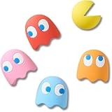Crocs Jibbitz Video Games Shoe Charm Packs, PacMan, 5-Pack