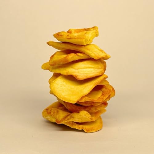 Super Munchies Crunchy Jackfruit Chips | Vacuum Cooked | No Added Sugar, No Salt | Vegan, Gluten-Free, No MSG, No Preservatives | Low Fat, Zero Cholesterol, Trans Fat Free | Healthy Snack (Pack of 2)