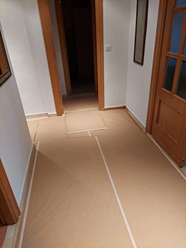 Miniatura 6 de Progal Colors Bobina Rollo De Papel Para Cubrir Suelos Hidrofugo 85gr 90cm X 45 Metros Pintar Proteger Envolver Cuidar Resistente Limpio