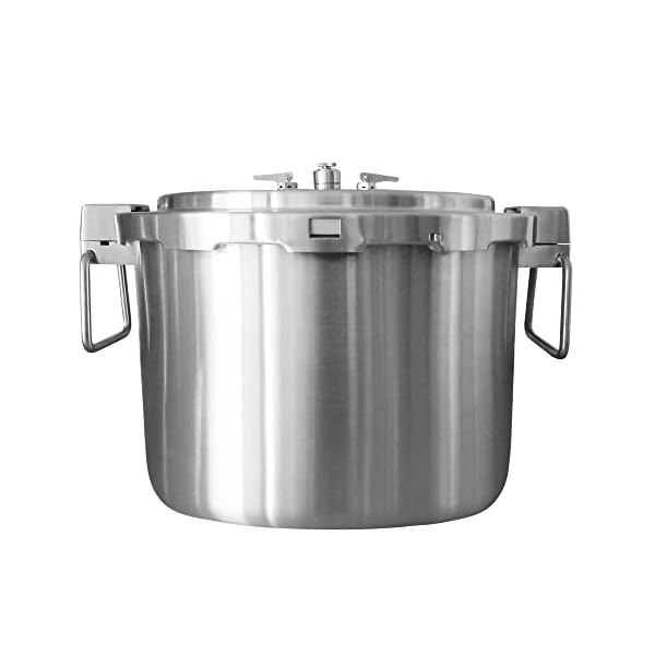   Buffalo-37-Quart-Stainless-Steel-Pressure-Cooker-Extra-Large-Canning-Pot-with-Rack-and-Lid-for-Commercial-Use-Easy-to-Clean-Stove-Top-Pressure-Canner-Can-Cooker-Safety-Goods-Certificate-QCP435