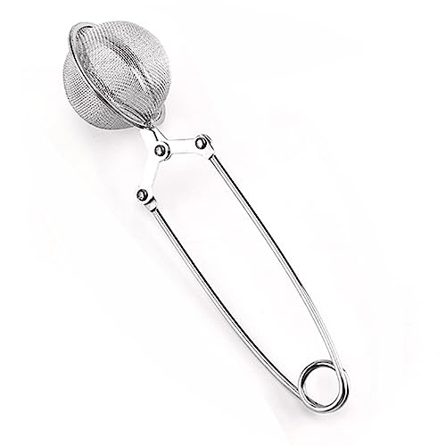Boule à thé avec poignée en acier inoxydable pour café, herbes, épices, diffuseur, sphère, passoire à thé