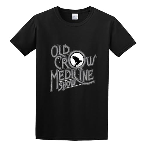 Photo de Limeiren Old Crow Medicine Show Logo Unisex 100% Cotton Short-Sleeve T-Shirts Black S