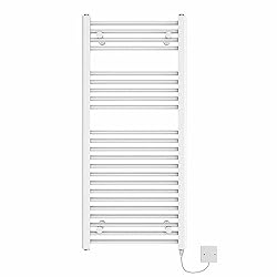 10 Year Guarantee Durable high quality white finish Size:1100 x 500 mm;Number of bars: 23 (14+5+4) Kit includes: Radiator,fixtures and fittings 250w Manual Electric Heating Element