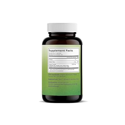 Daily Capsules of Premium Fermented Kimchi - Vegan & Natural Nutritional Supplement - Probiotics for Gut Health & Immune Support Enhance Energy, Focus, Skin and Hair Health