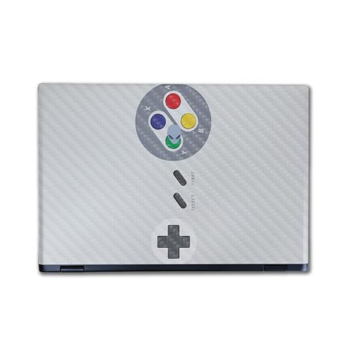 Image of Carbon Fiber Laptop Skin Compatible with Alienware M16 R2 (2024) - Retro Gamer 1 - Premium 3M Vinyl Protective Wrap Decal Cover - Easy to Apply | Crafted in The USA by MightySkins