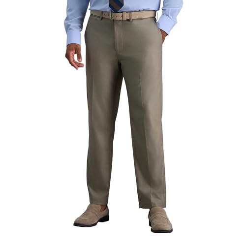 Haggar Men's Jmh Premium Stretch Slim Fit Flat Front Dress Pant