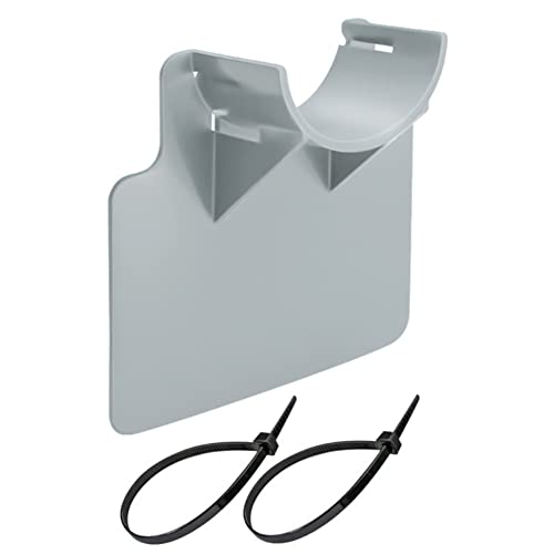 Juego de soportes para tubos de piscina de 30 - 38 mm, soporte de manguera de piscina, protección contra torceduras de plástico con bridas para piscinas Intex y Bestway Cover