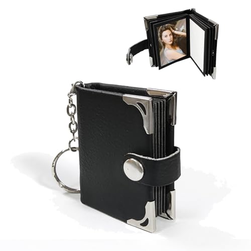 Tuxuseo Mini Fotoalbum Schlüsselanhänger - PU Led Produktbild-Vorschau 8