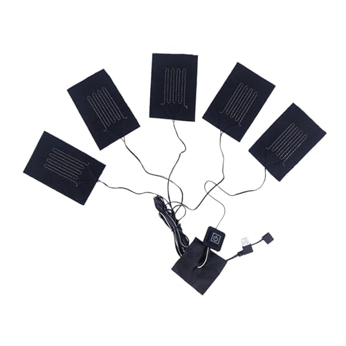 Image of Meadawgs USB Electric Heating Pad 5 in 1 Washable Heat Pad for Feet Warmers Coat Vest|Health & Beauty | Health Care |Electric Heating Pads|1 Set USB Electric Heating Pad