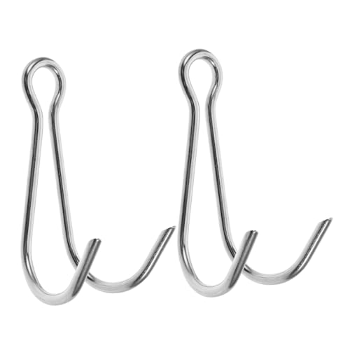 BCOATH Stainless Steel Diving Hook Snorkeling Gear for Adults 2pcs Scuba Diving Hooks