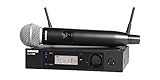 Shure GLXD24R/B87A-Z2 Rechargeable Wireless System with BETA87A Vocal Microphone, Half Rack
