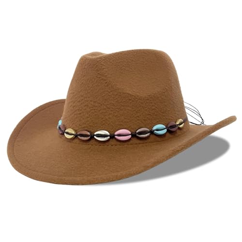 Image of Cowboy Hat Bands for Men Women, Leather Hatbands Belt for Cowboy /Western /Fedora /Cowgirl Hats