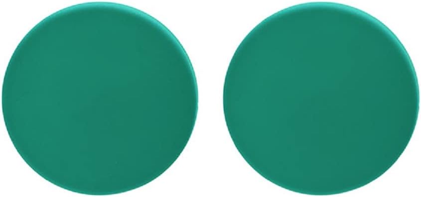 Large Colorful Disc Round Acrylic Button Stud Earrings for Women Geometric Minimalist Jewelry