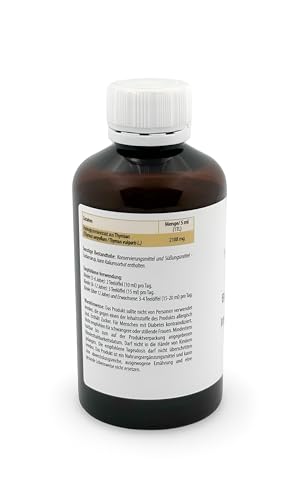 Bronchial Sirup zur Immunstärkung 200 ml – pflanzlicher Sirup mit Thymian – Nahrungsergänzungsmittel für Atemwege & Abwehrkräfte