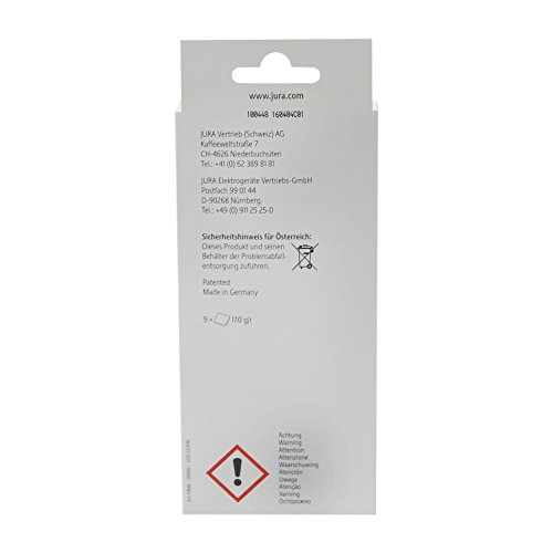 Jura 71794 + 61848 Kombi-Pack, Claris Filterpatrone Smart (3er-Pack) + 3er Entkalkungstabletten