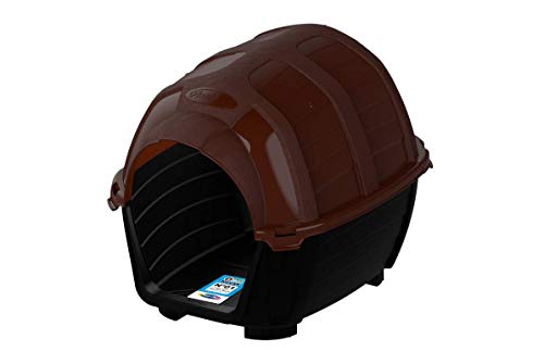 Casinha Para Cães Stone House Plast Pet Nº6 - Marrom