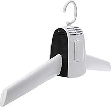 شماعة تجفيف ملابس وأحذية كهربائية صغيرة قابلة للطي – محمولة وسهلة الاستخدام – للتجفيف السريع في المنزل والسفر